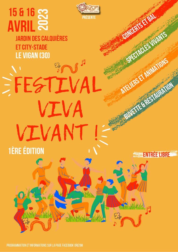 Festival Viva Vivant vigan 30 juillet 2023