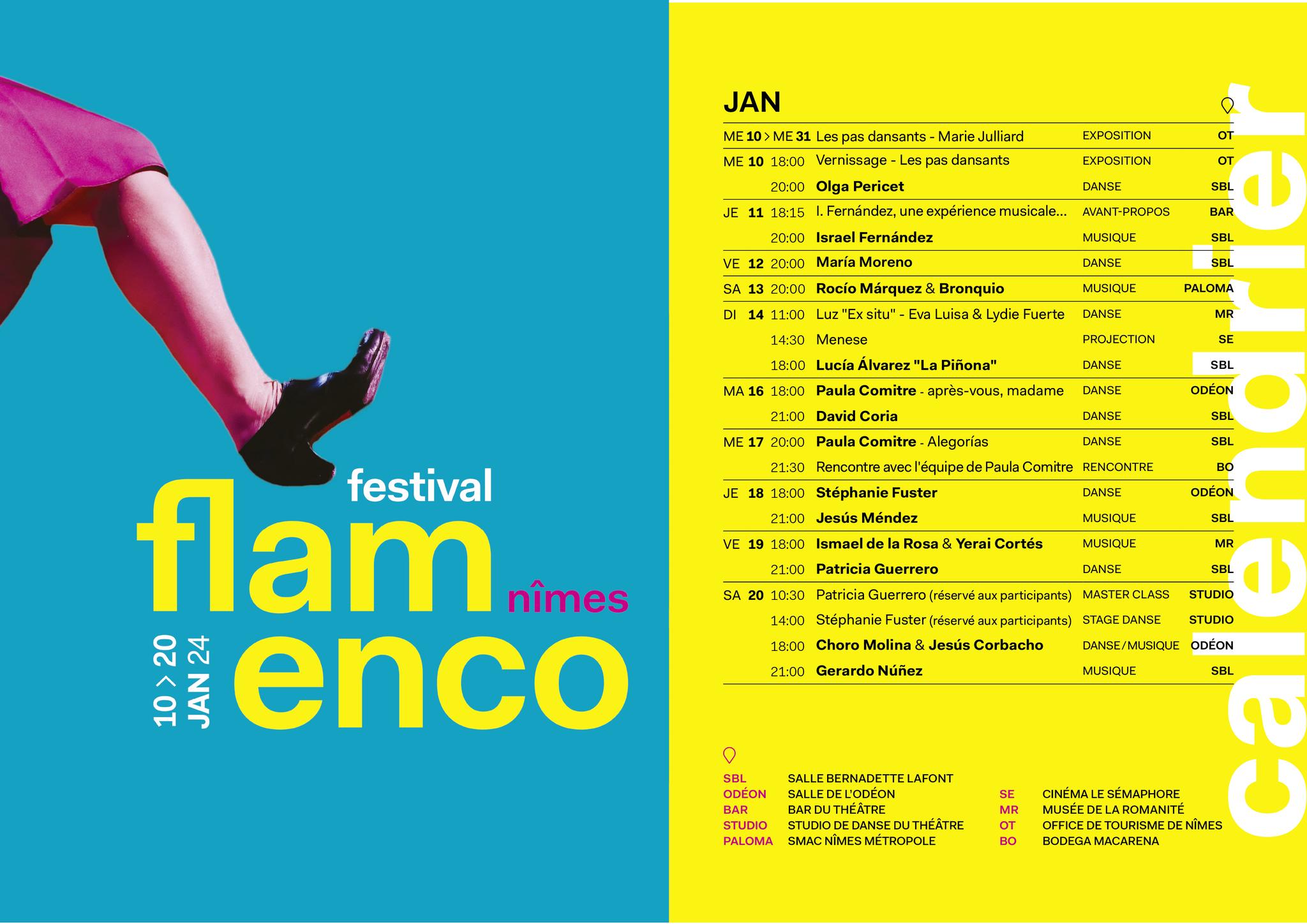 festival flamenco nimes 30 janvier2024