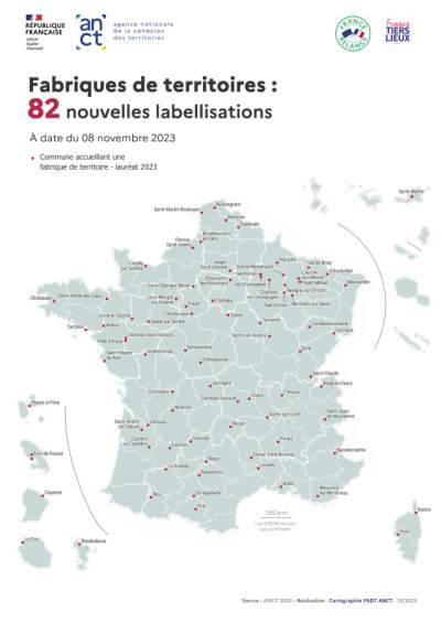 82 nouvelles fabriques de territoires dans toute la France