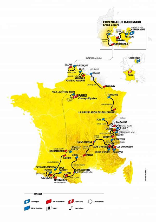 Tour de France 2022-1 au 24 juillet, dont 8 étapes en Occitanie!