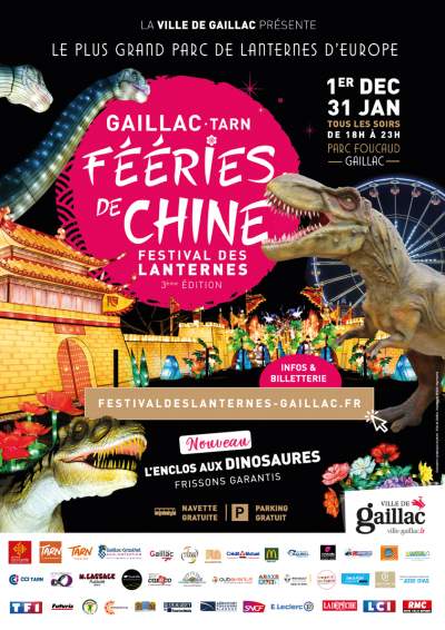 Festival des lanternes: Fééries de Chine-Gaillac-1 décembre 2019 au 31 janvier 2020