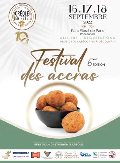 Fête de la gastronomie créole/Parc floral de Vincennes/16 au 18 septembre 2022