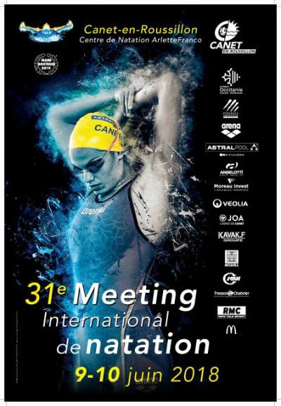Meeting international de natation-Canet en Roussillon-10/11 juin 2019