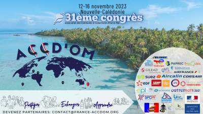 Congrès ACCDOM- Nouvelle-Calédonie- 12 au 16 novembre 2023