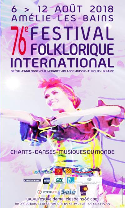 Festival folklorique international d&#039;Amélie-les-bains -6 au 12 août 2018