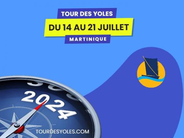 Tour des yoles de Martinique 2024: les étapes du 15 au 21 juillet