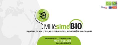 Salon Millésime bio-Montpellier-30/31 janvier-2 février 2023