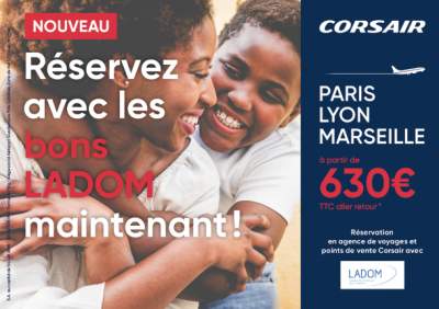 La compagnie aérienne Corsair a signé une Convention de Partenariat avec LADOM (L’Agence De l&#039;Outre-mer pour la Mobilité) à Mayotte.