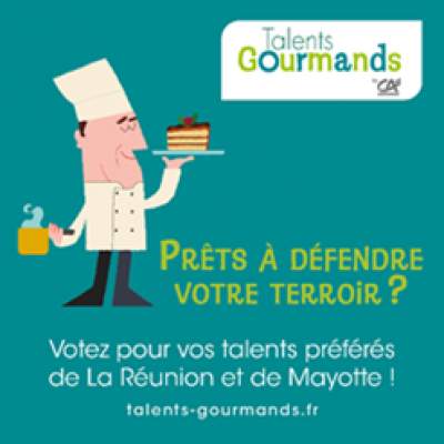 Votez pour vos préférés ! Les inscriptions au concours Talents Gourmands du Crédit Agricole de La Réunion sont terminées !