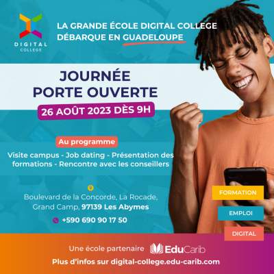 La grande école Digital College s&#039;installe en Guadeloupe.