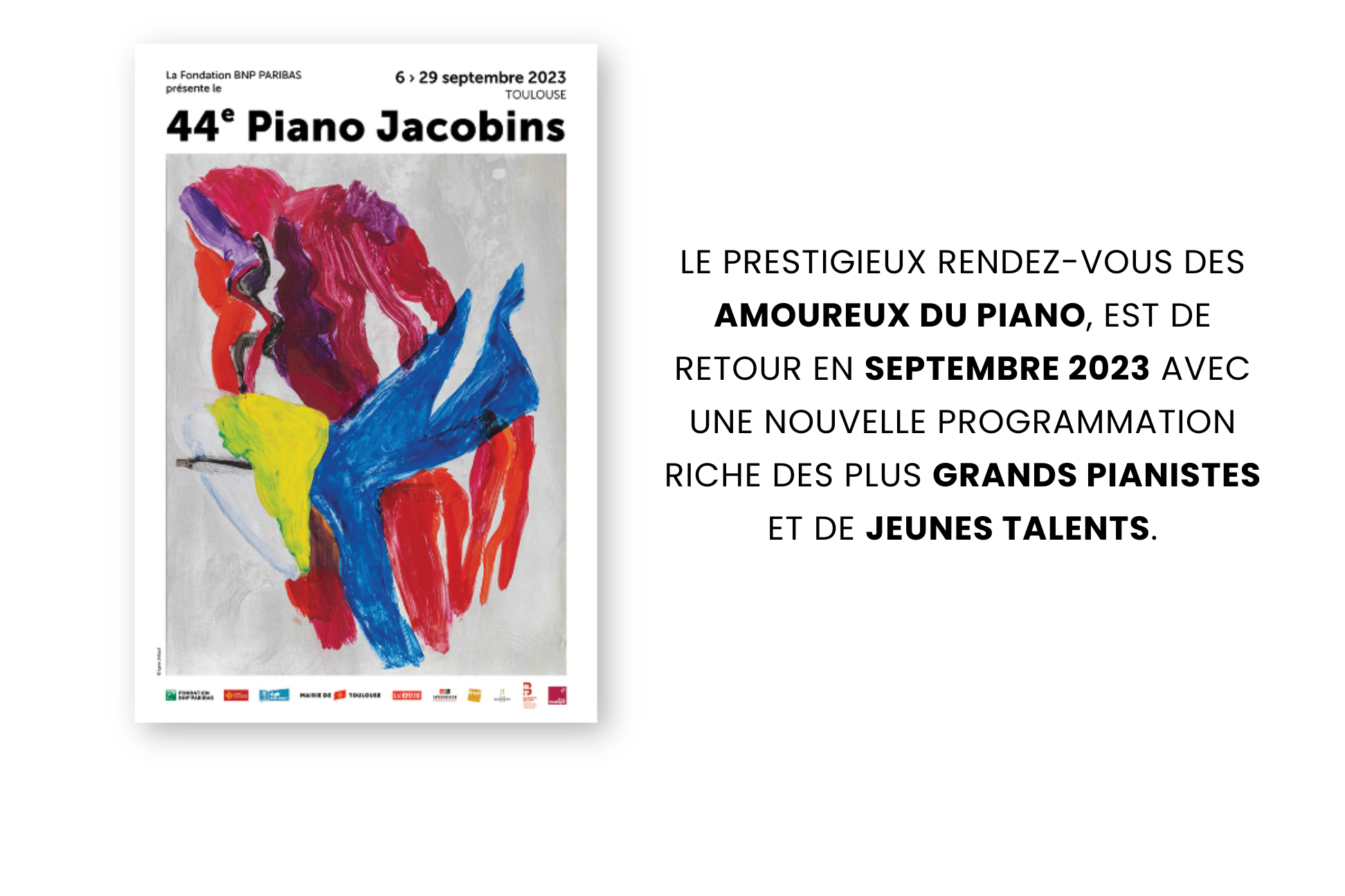 Piano aux Jacobins toulouse 31 septembre2023