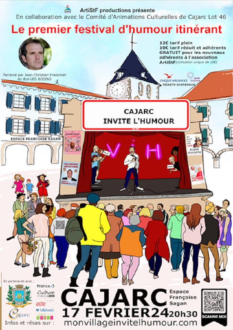 festival humour itinerant cajarc 46 fevrier2024