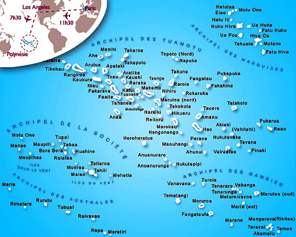 carte polynesie