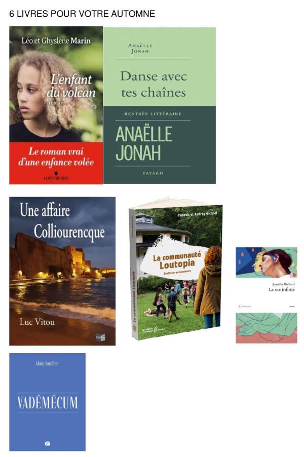 6 livres pour agrémenter votre automne