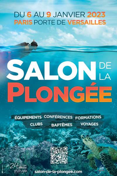 Salon International de la plongée sous-marine-Paris 6 au 9 janvier 2023