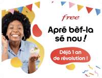 Free Caraïbe : déjà 1 an de révolution mobile !