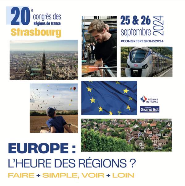 Congrès des régions-Strasbourg- 25/26 septembre 2024