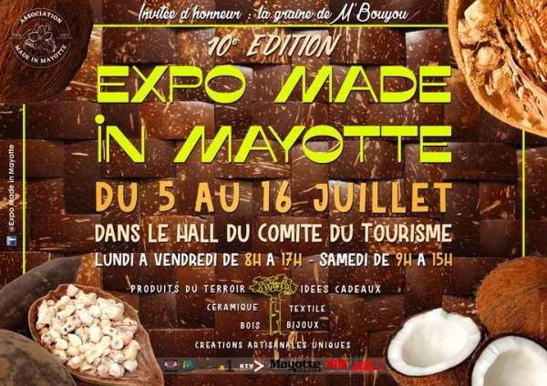Expo Made in Mayotte- Mamoudzou-5 au 16 juillet 2022