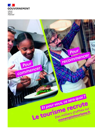 Lancement d’une campagne de communication d’une ampleur inédite sur les métiers du tourisme, dans le cadre du plan « Destination France ».