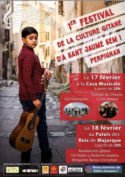 FESTIVAL DE LA CULTURE GITANE D&#039;A SANT JAUME SEM​/PERPIGNAN/17/18 FÉVRIER 2023