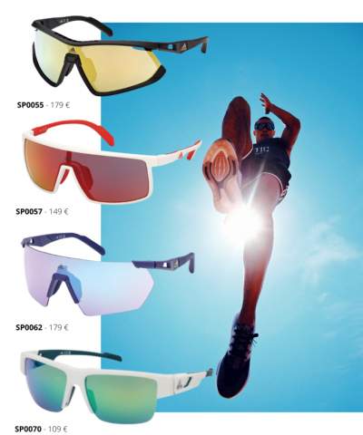 Des lunettes Adidas colorées pour les runners !