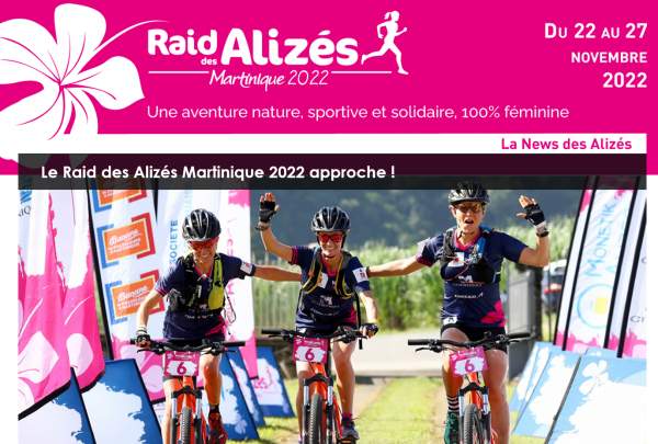 RAID DES ALIZÉS MARTINIQUE 22 au 27 novembre 2022
