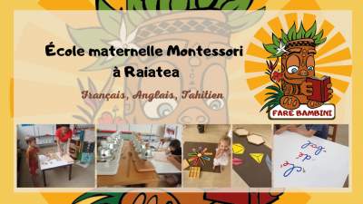 Raiatea : Fare Bambini, l&#039;école Montessori trilingue et multiculturelle qui met la culture polynésienne à l&#039;honneur