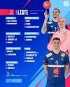 Mondial hand masculin-danemark-Norvège-Croatie-14 janvier au 2 février 2025..FRANCE/KOWEIT 43/19