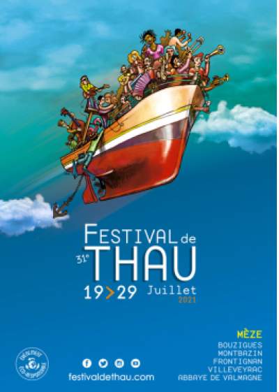 Festival de Thau- Mèze et autres communes du bassin de Thau- 19 au 29 juillet 2021.