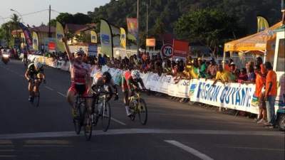 Tour cycliste de Guyane 13 au 21 août 2022 -1.OREEL Lars - Pays-Bas 2.SEUWIN Paul - Olympique Cycliste de Val d&#039;Oise  3.VILA Emiliano - ASPTT Nancy