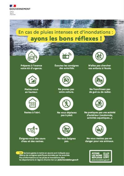 Christophe Béchu et Jean-François Carenco lancent la campagne 2023 de prévention &quot;pluies intenses et inondations&quot; aux Antilles et en Guyane