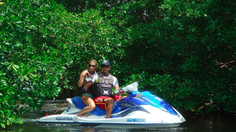 Anthony Jet Ski Guadeloupe Mangrove