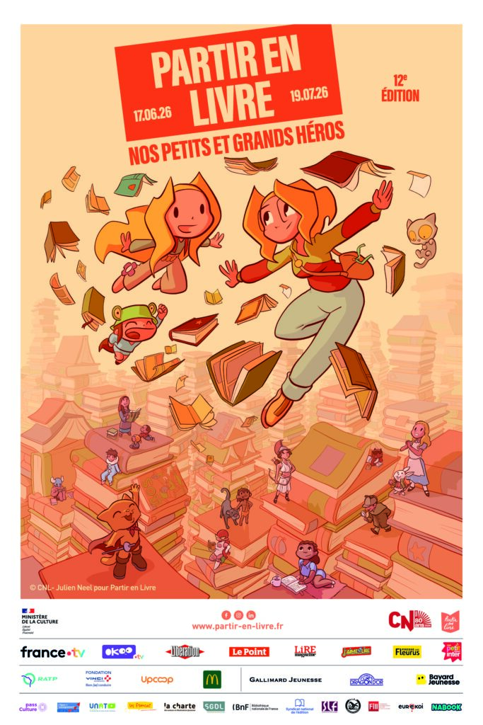 12e édition de PARTIR EN LIVRE,le grand festival du livre jeunesse,du 17 juin au 19 juillet Plus de 150 événements programmés en Outre-mer 